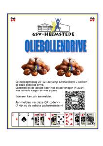 Oliebollendrive bij BC GSV